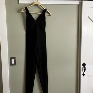 Old Navy Activewear Bodysuit with Cinched Waist Detail Black M New with Tags